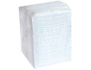 Cалфетки бумажные 1сл. 24*24 250л белые