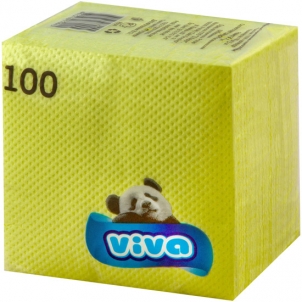 Cалфетки бумажные 1сл. VIVA (Вива) 24*24 100л цветные
